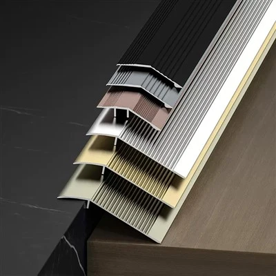 Garnitures de bordure de tuile de rampe en aluminium